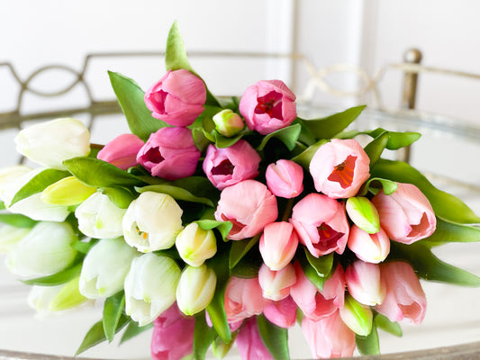 The Katherine Tulip Trio Bouquet
