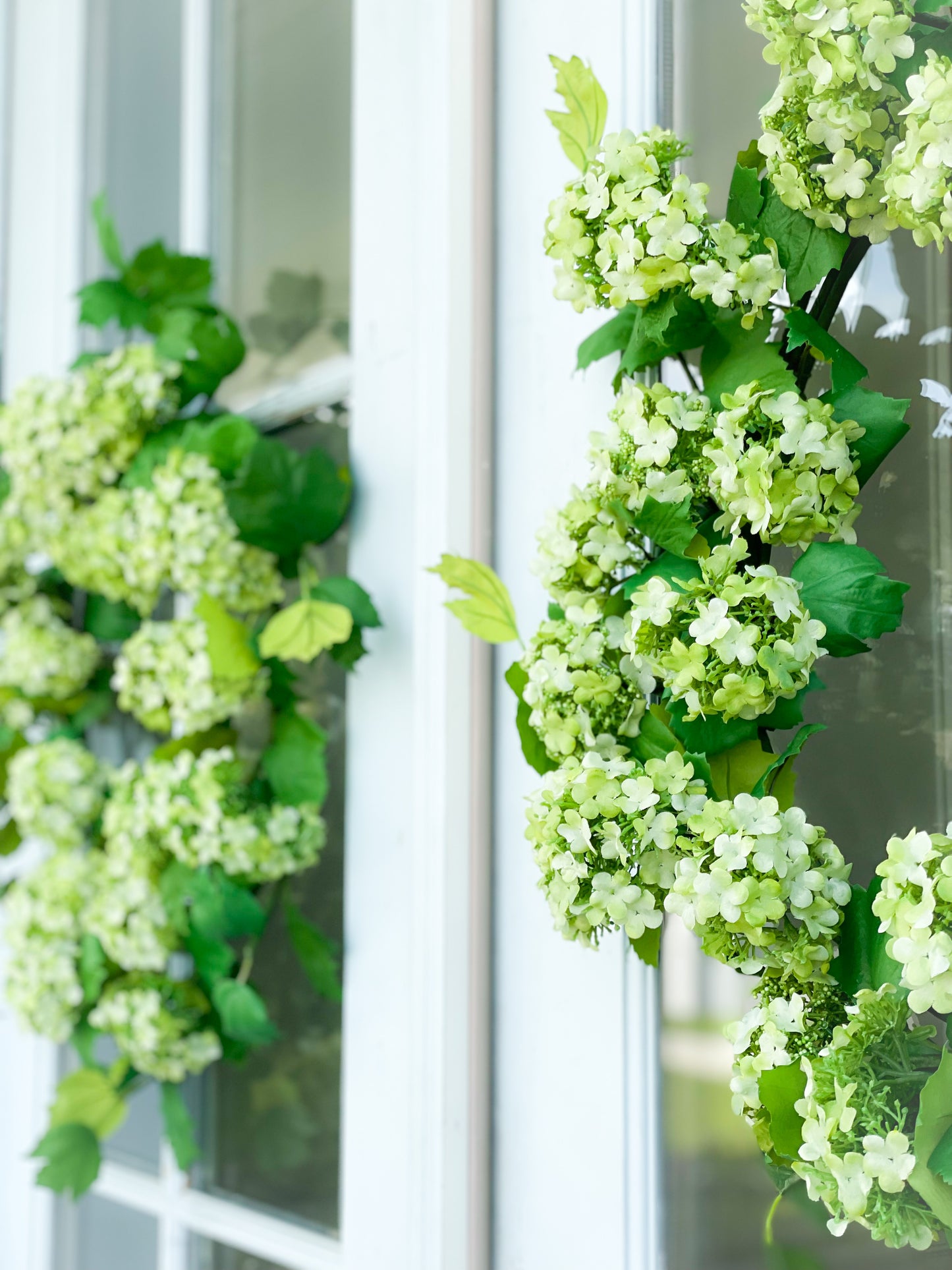 Green Snowball Wreath