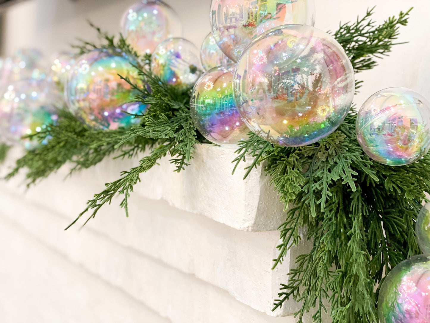 Iridescent Ornament Garland