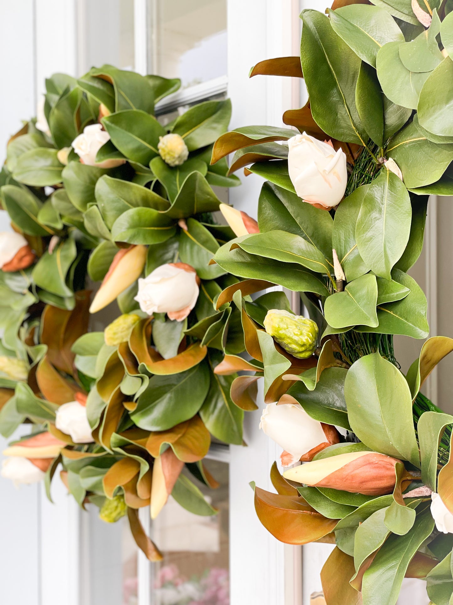 Lux Magnolia Bud Wreath