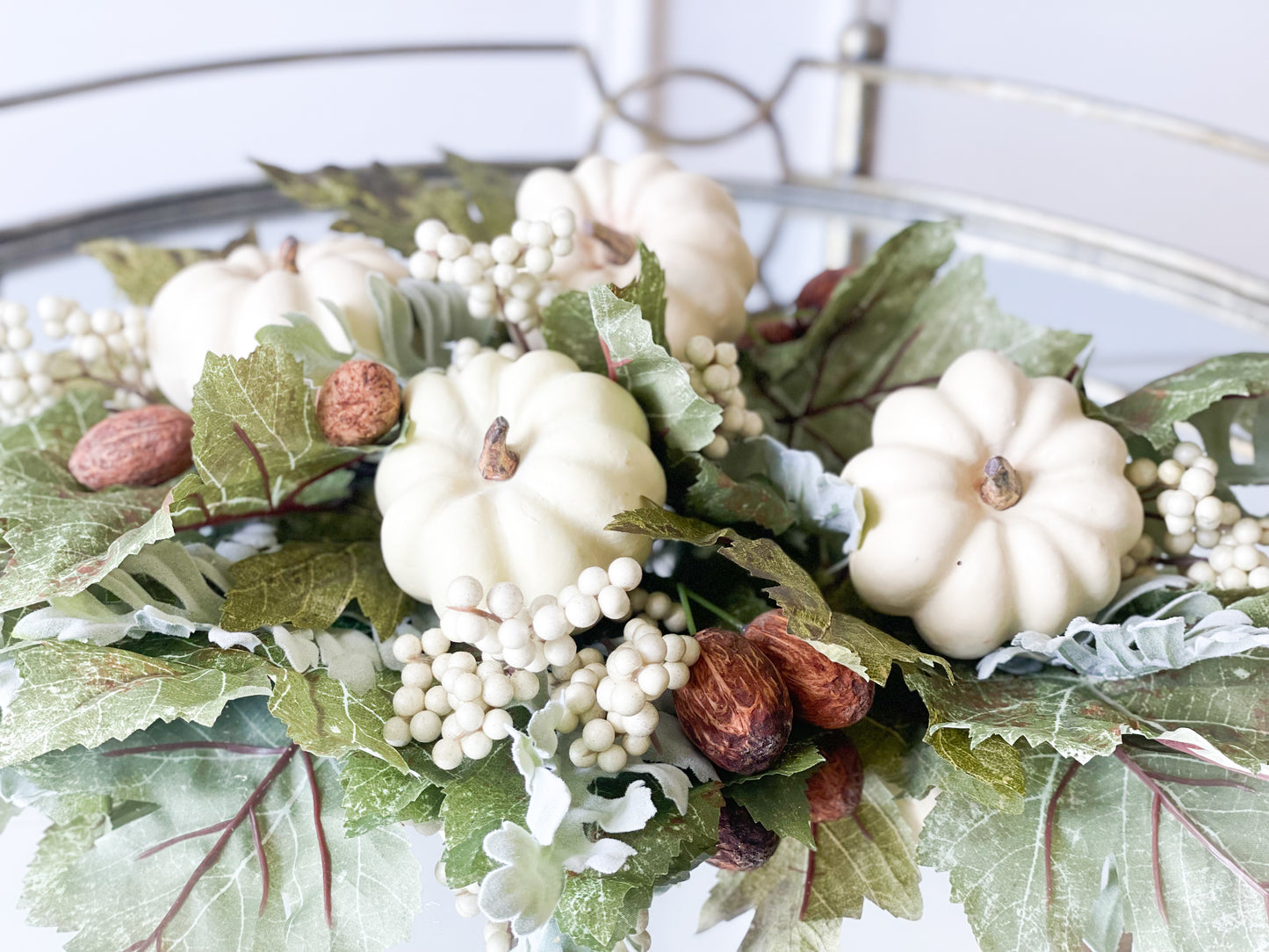 Crisp Coral and Pumpkins Blanc Box