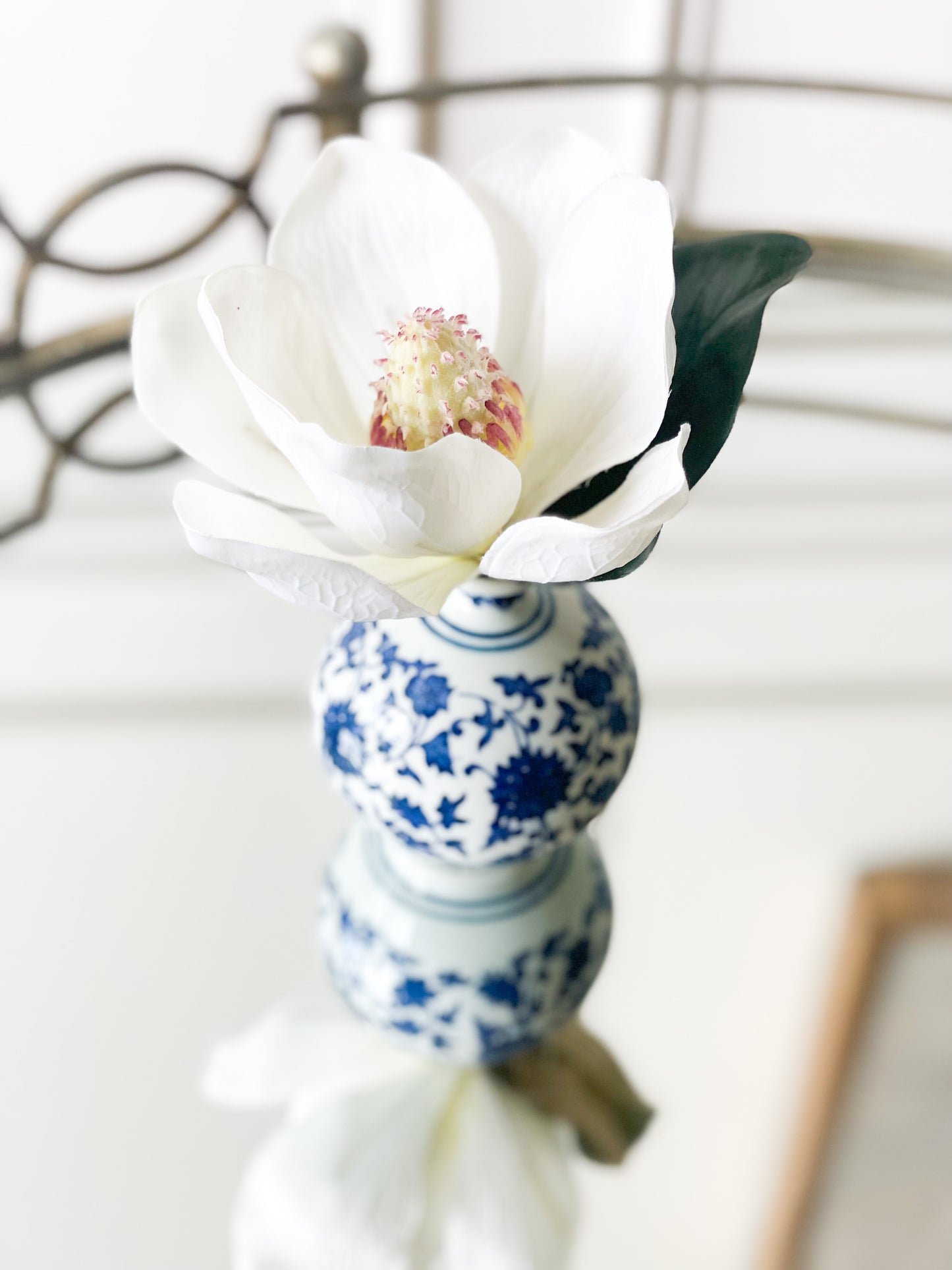 Magnolia In Chinoiserie Vase
