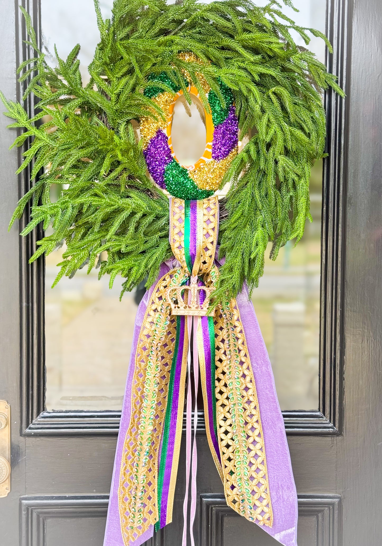 Queen of the Krewe Wreath