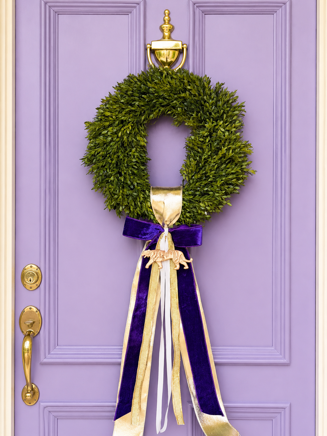 The Tiger Lane Tea Leaf Wreath