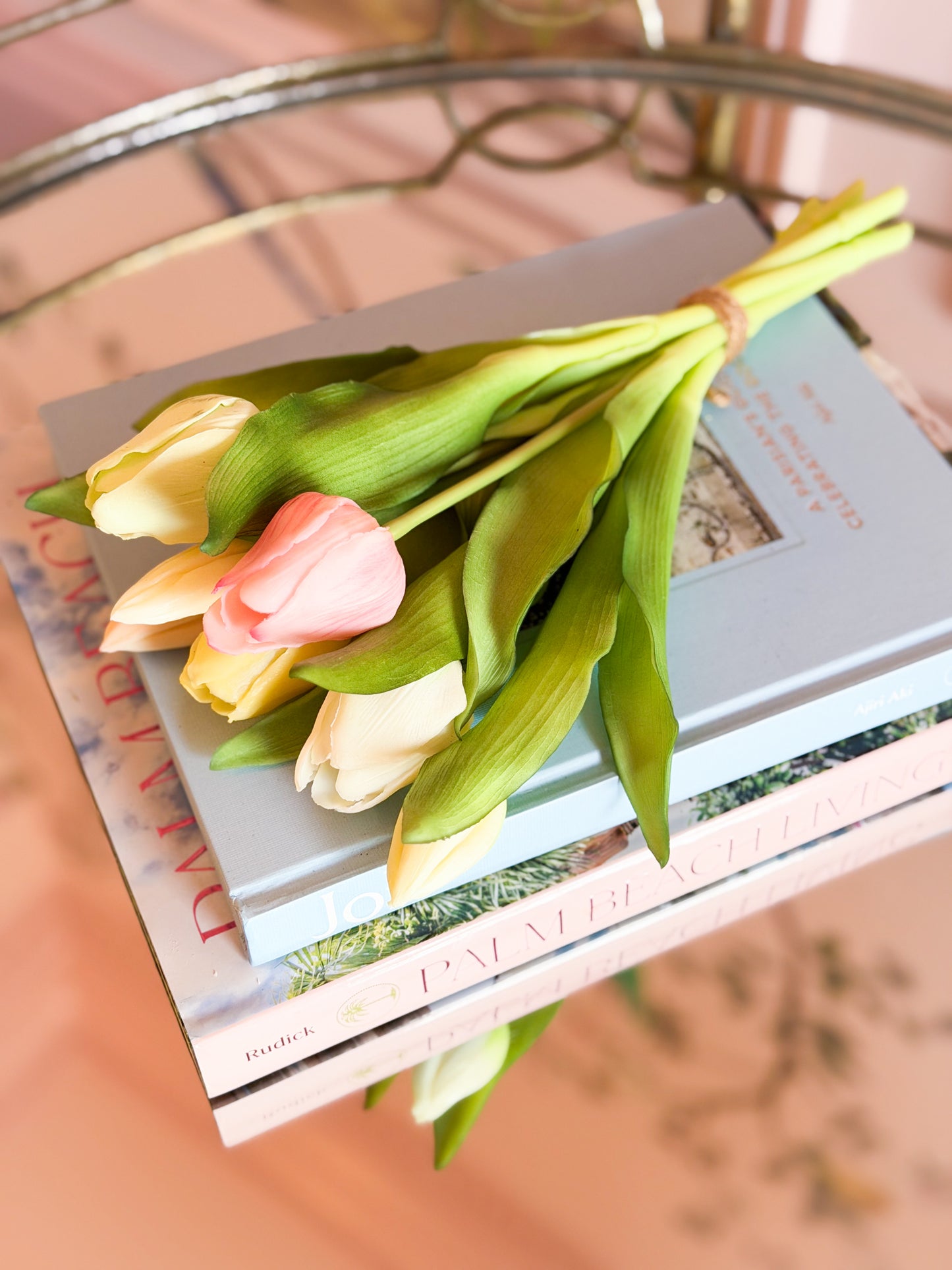 11.75” Real Touch Tulips