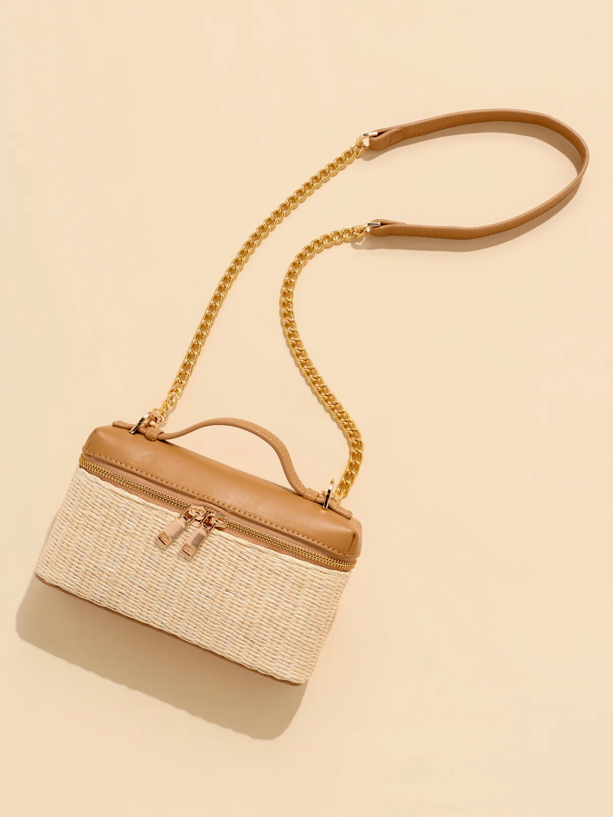 Riley Shoulder Bag- Tan