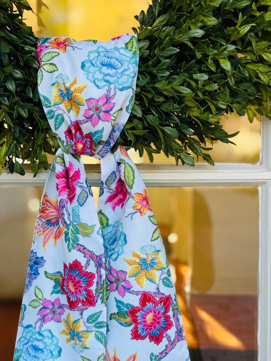 Poplin Mix Colorful Floral Sash