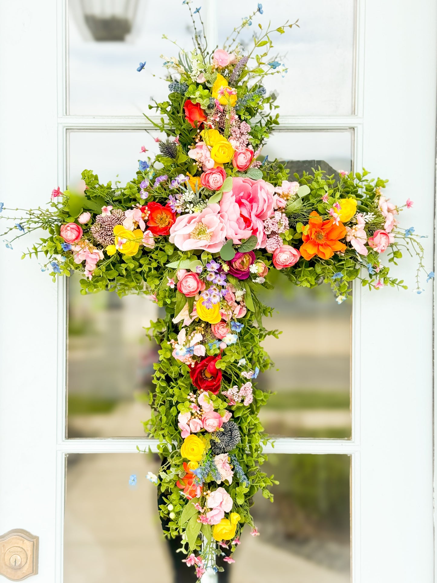 The Bloom Cross Wreath