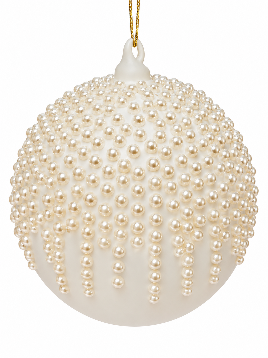 Pearl Glass Ball Ornament