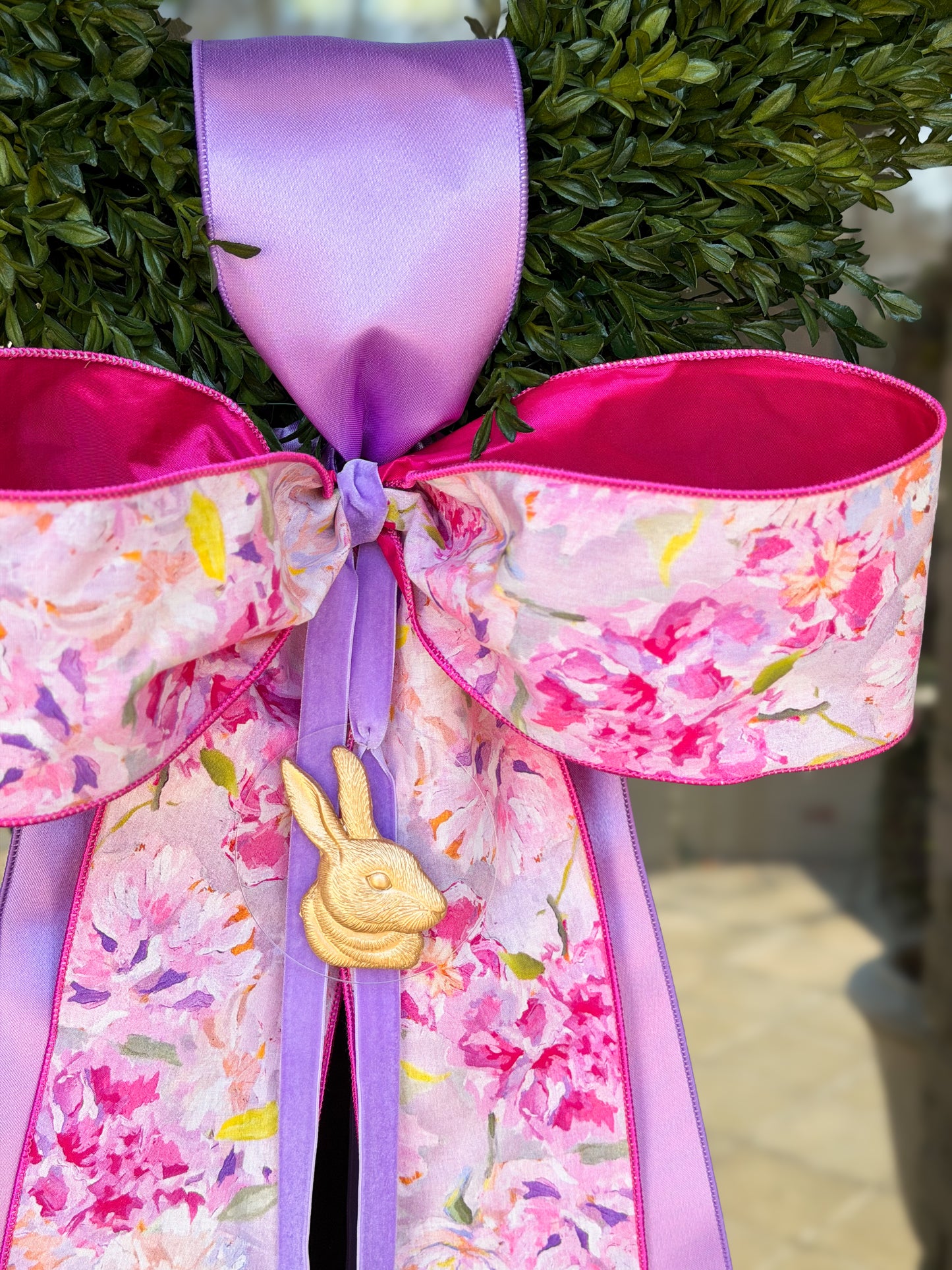 Maison Rosé Bunny Tea Leaf Wreath