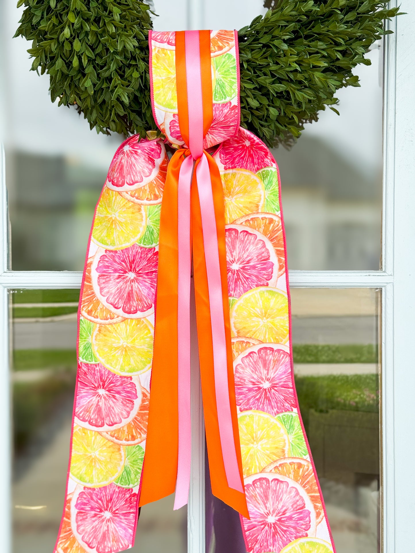 The Summer Citrus Wreath And Sash