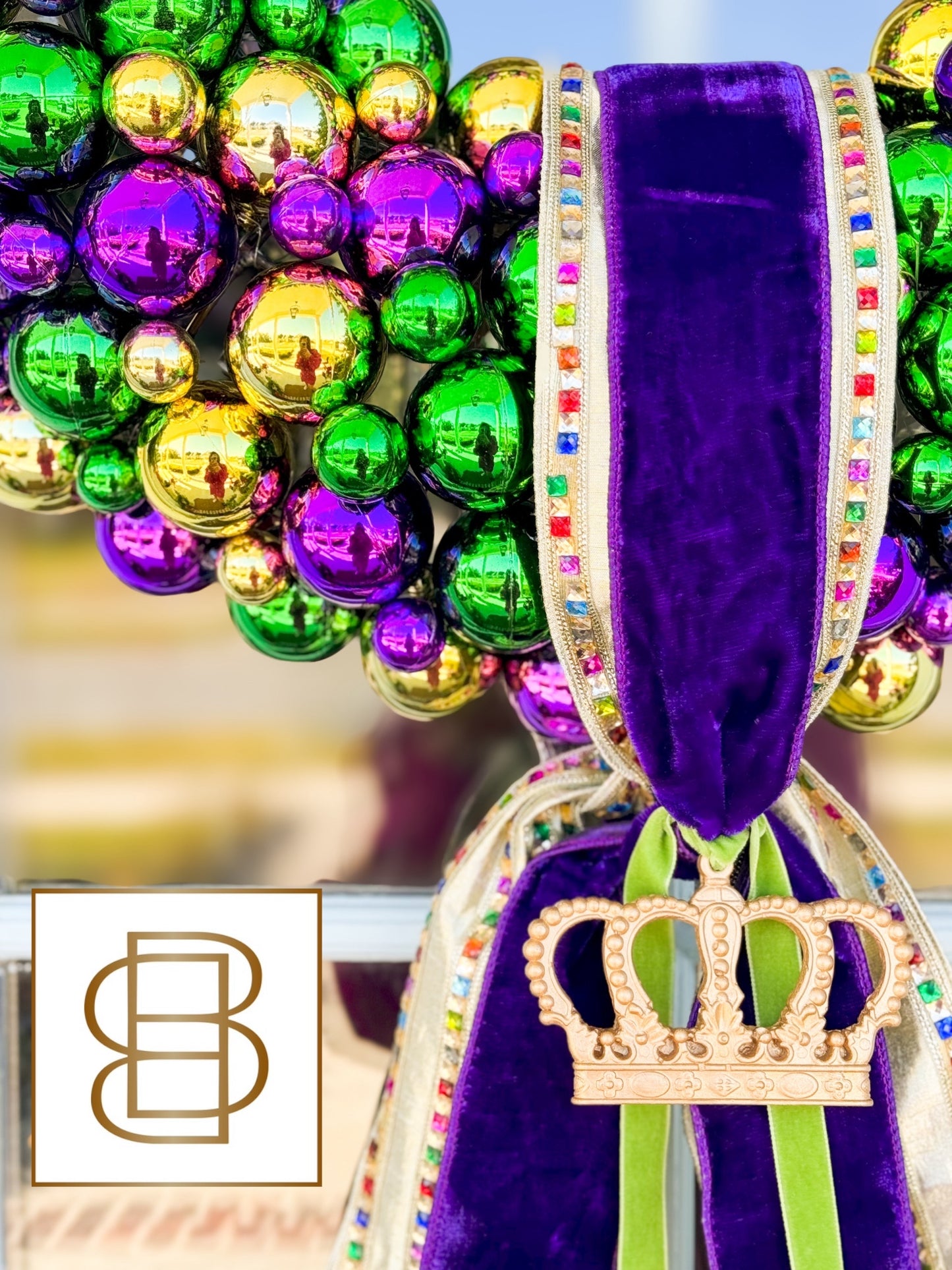 The Queen Of The Krewe Wreath And Sash