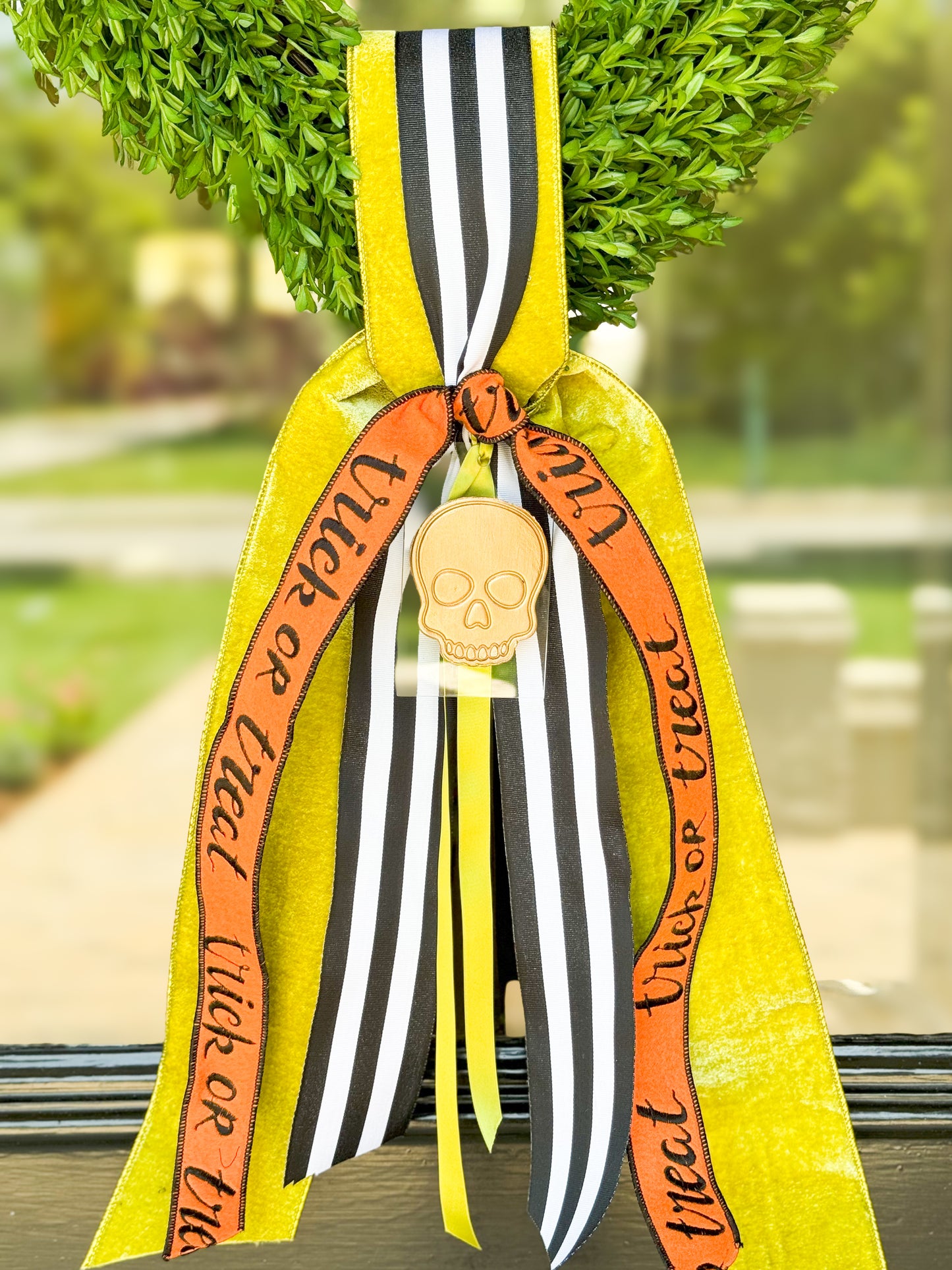 Halloween Wreath And Sash