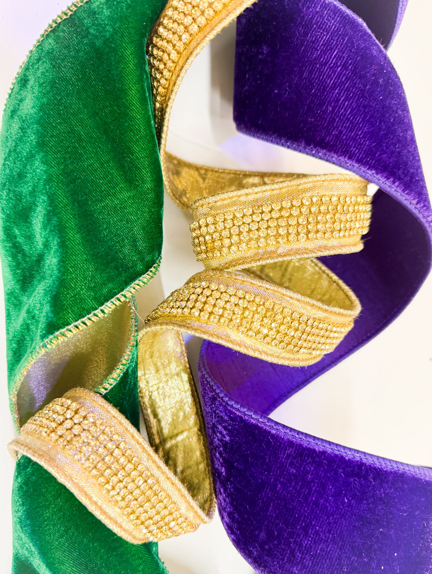 Mardi Gras Ribbon Trio Box