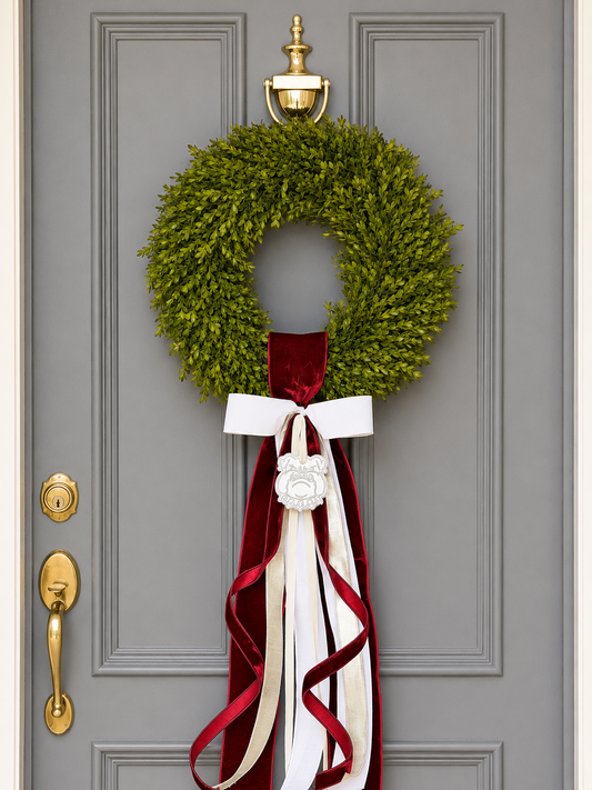 The Hail State Social Tea Leaf Wreath