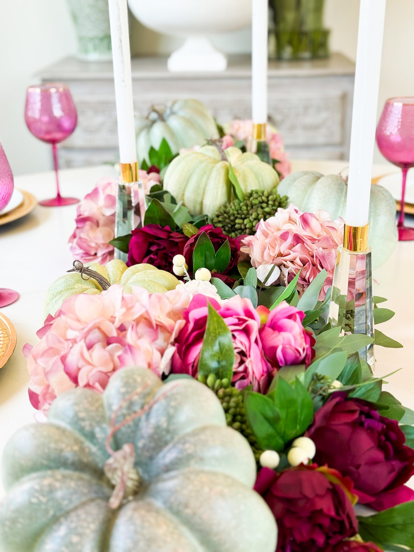 Peony Harvest Fall Décor Box