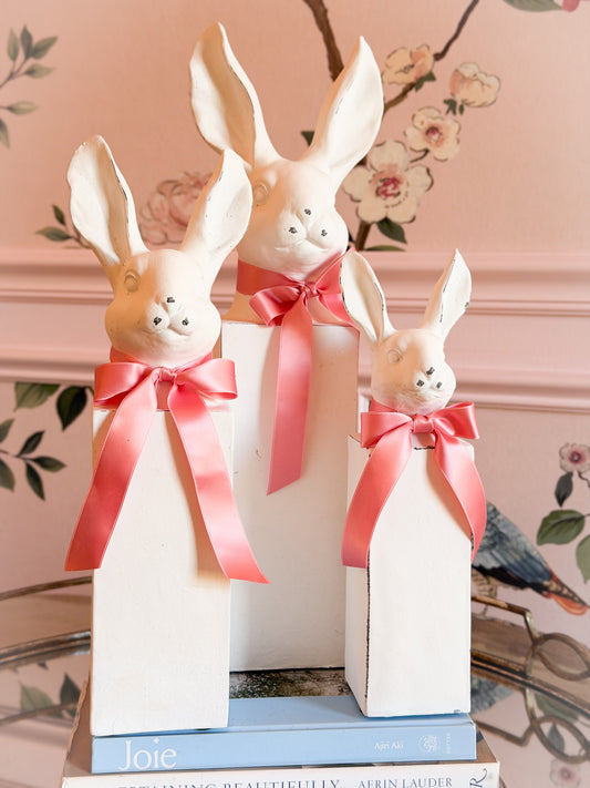 Blushing Bunny Trio Block Set (Set of 3)