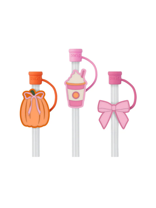 Pumpkins And Bows Reusable Straw Kit