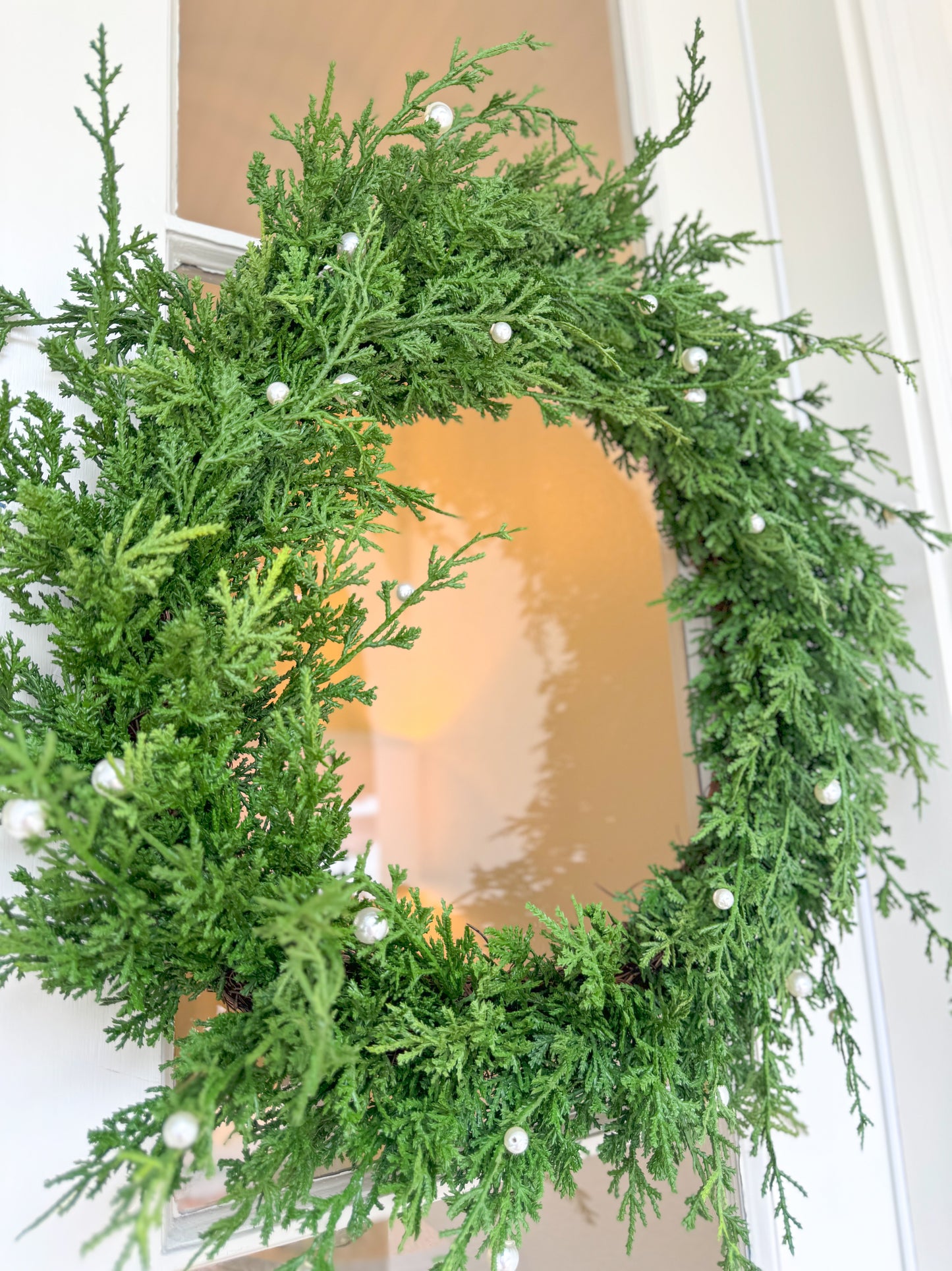 Cedar Pearl Wreath