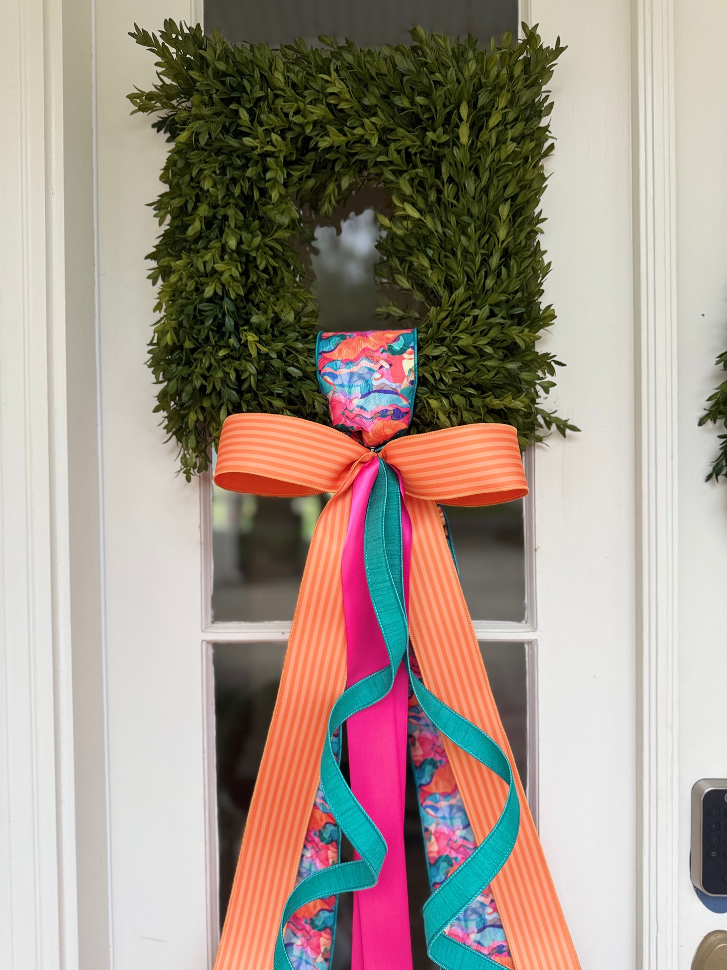 Citrus Cabana Tea Leaf Wreath