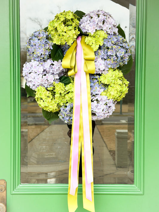 Château Bloom Hydrangea Wreath – 24”