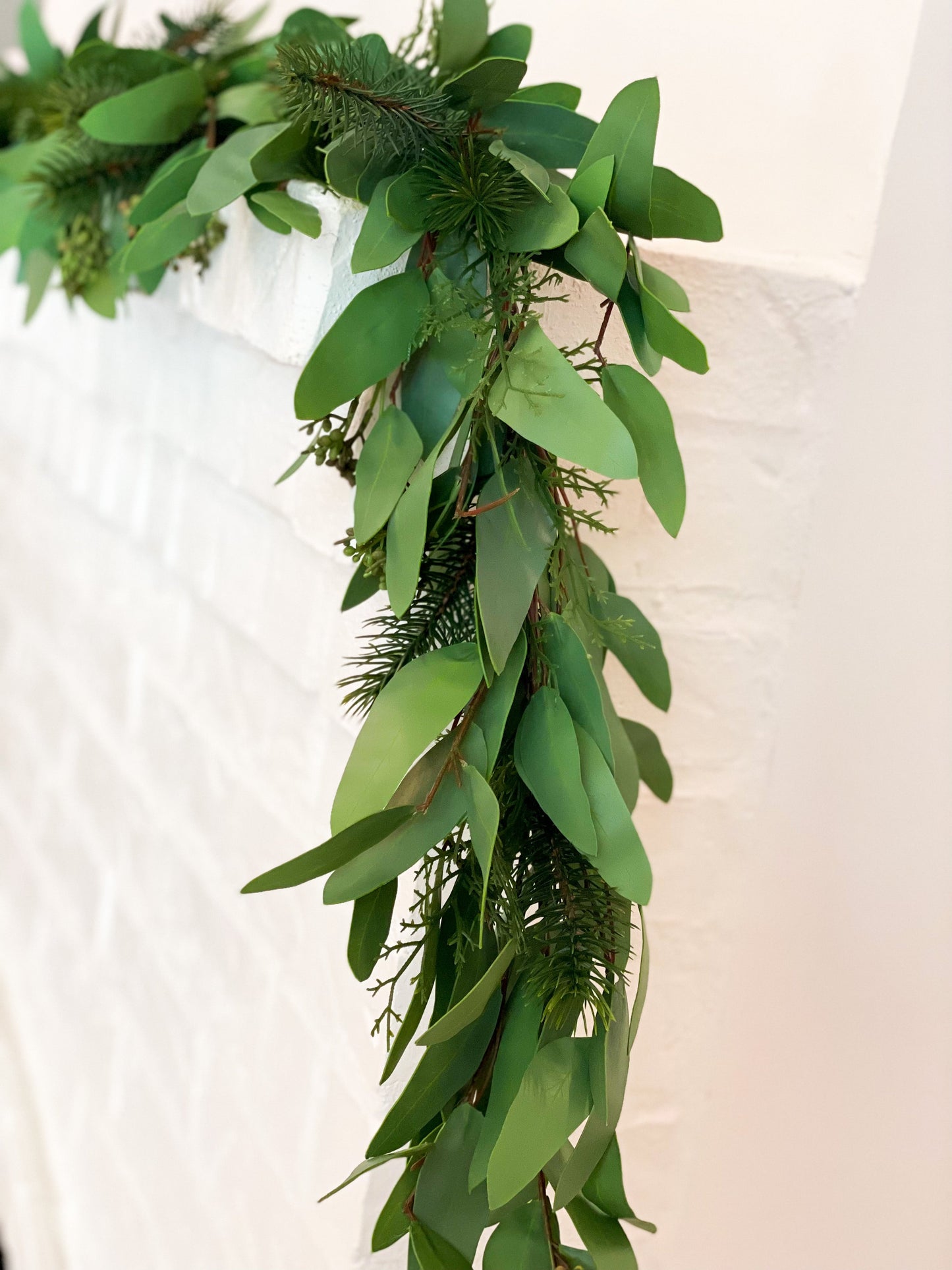 The Yuletide Eucalyptus Wreath And Garland Front Door Blanc Box