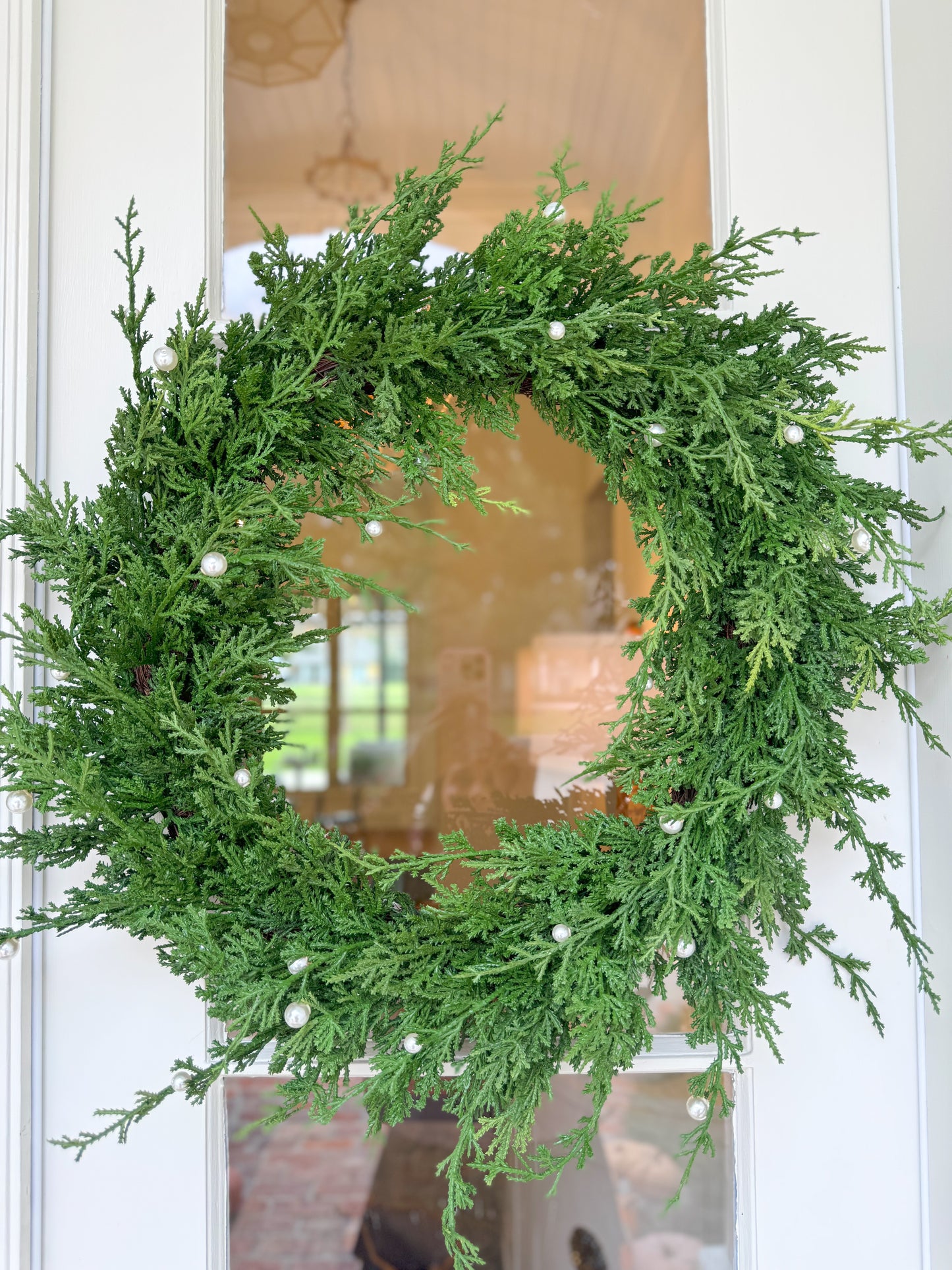 Cedar Pearl Wreath