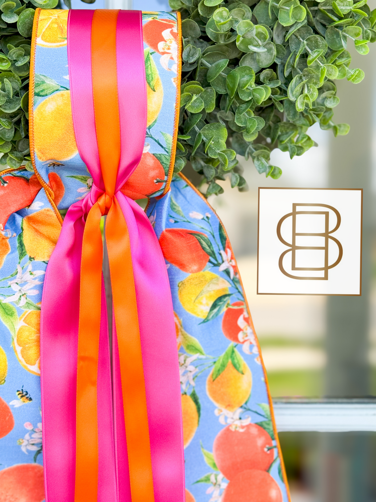 The Summer Citrus Wreath And Sash