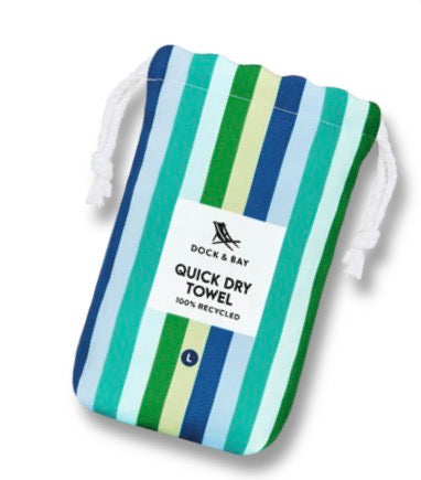 DOCK & BAY-  Cool Lagoon Quick Dry Towel, Large