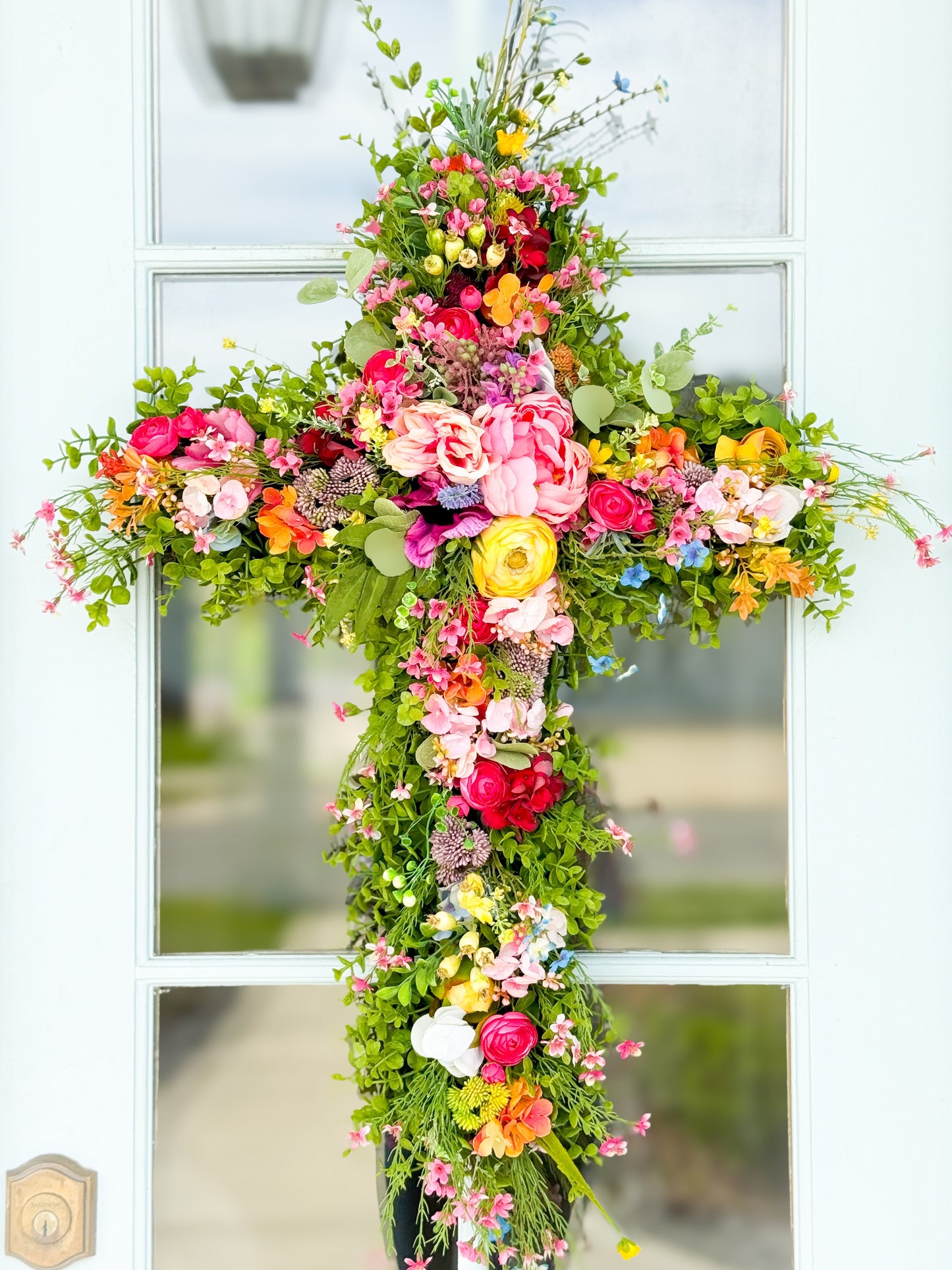 The Bloom Cross Wreath