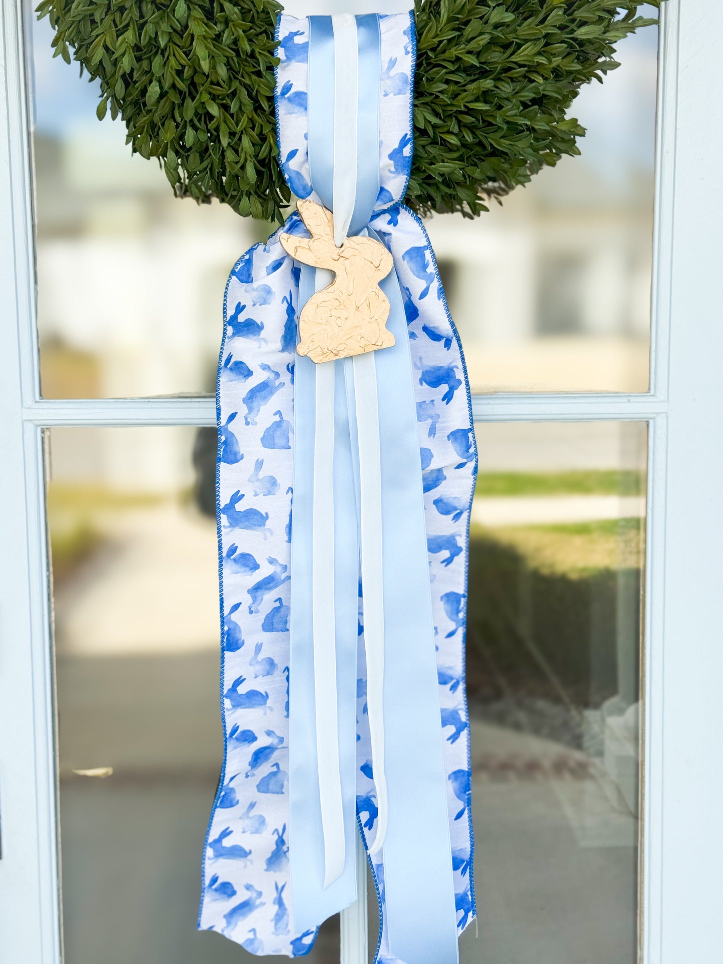 The Cottontail Tea Leaf Wreath And Sash