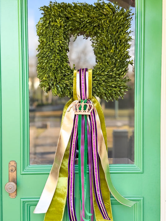 Royal Bayou Velvet Tea Leaf Wreath