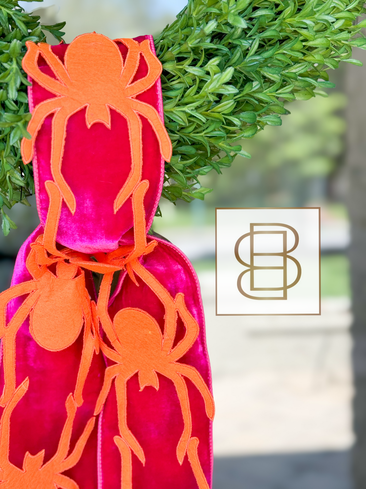 Autumn Arachnid Wreath And Sash