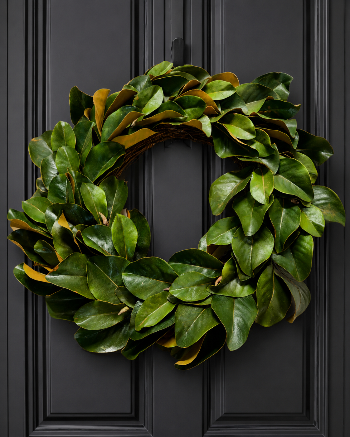 Premium Green Magnolia Leaf Wreath