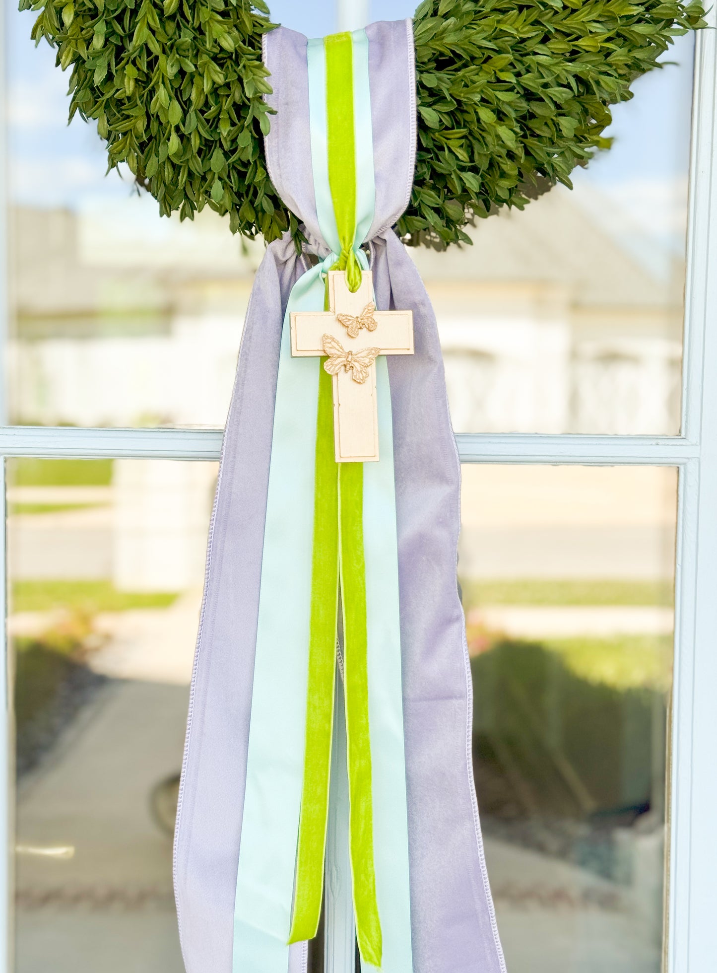 Le Papillon Wreath And Sash