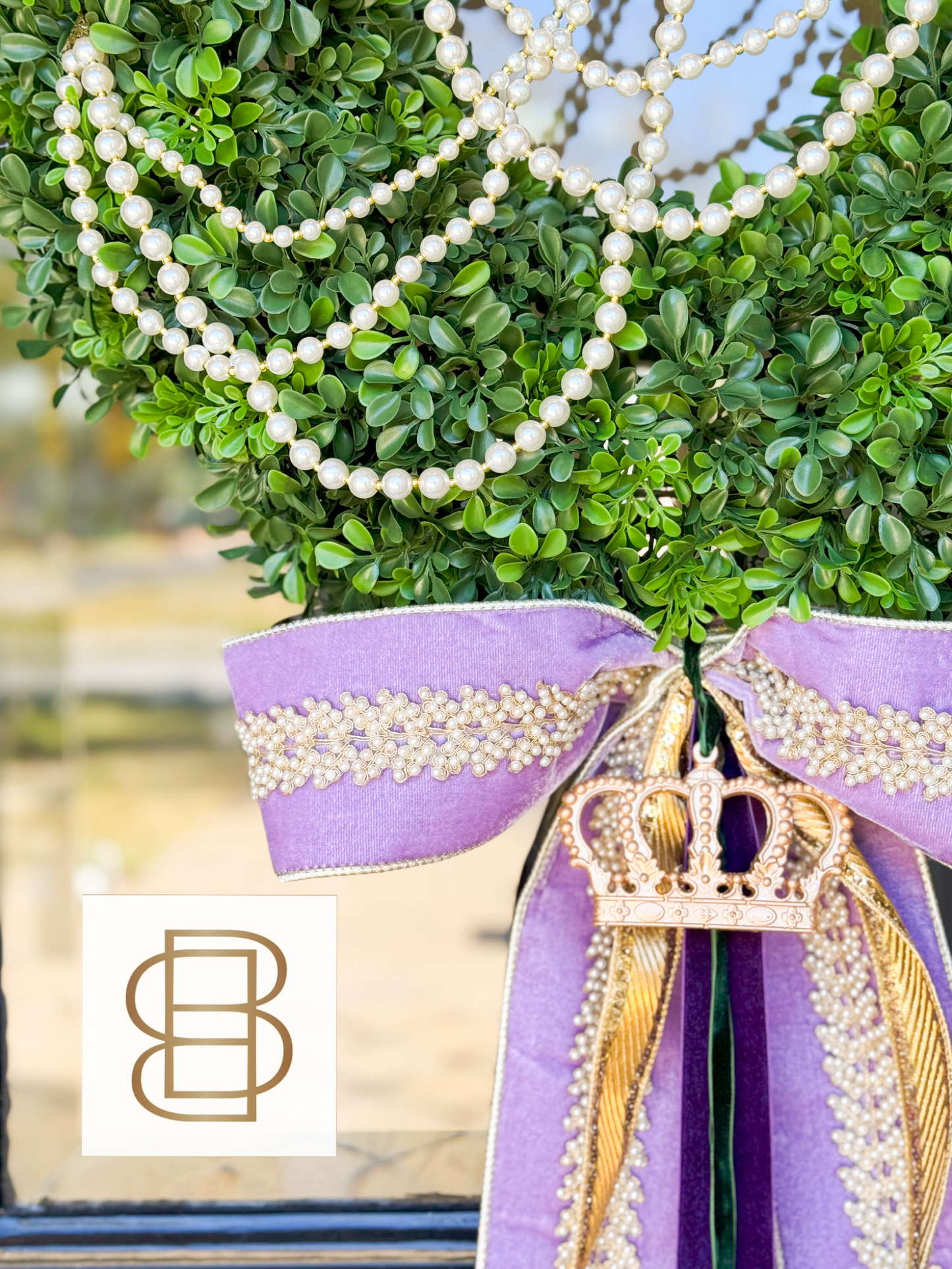 Queen Of The Krewe Wreath