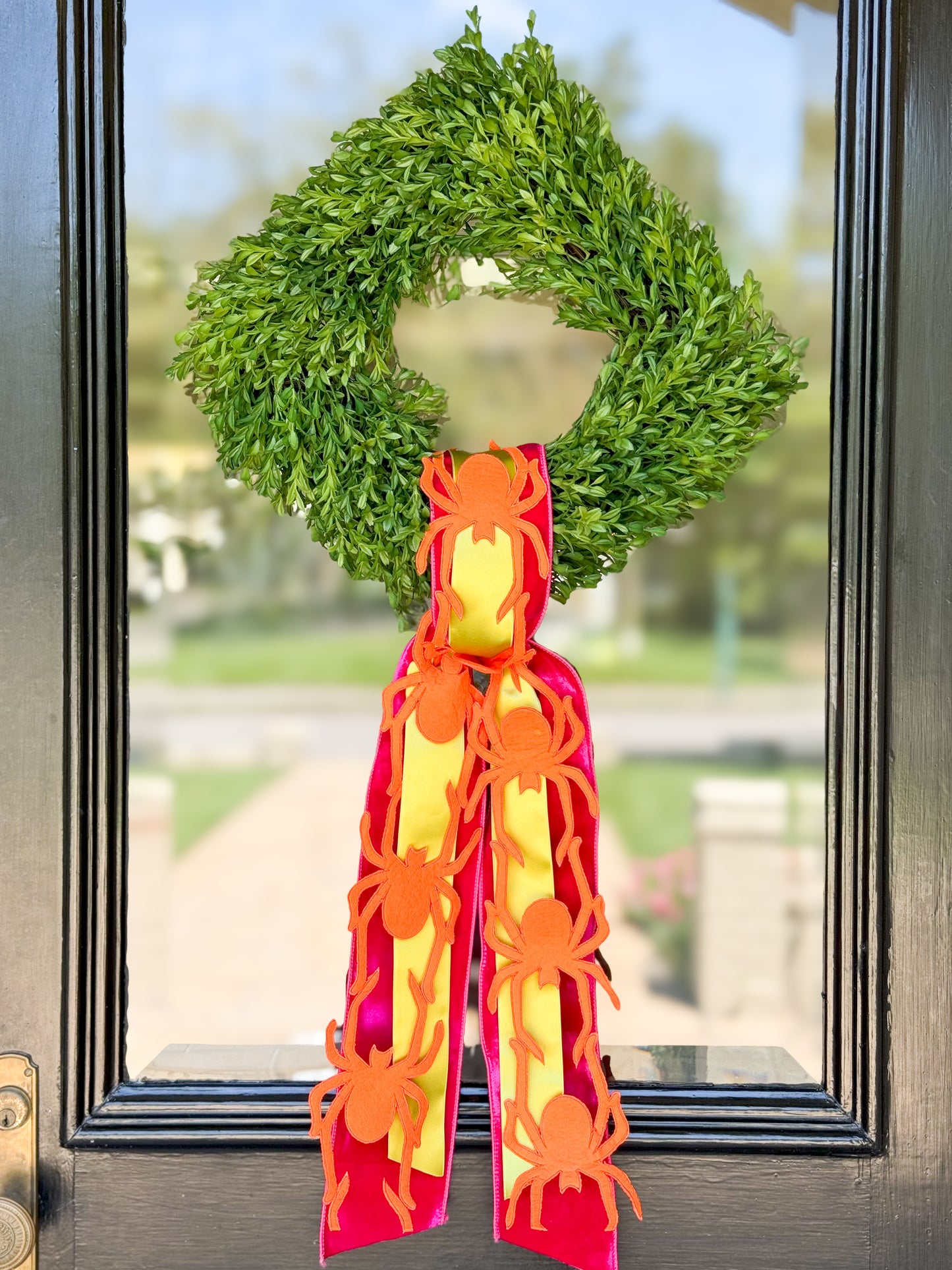 Autumn Arachnid Wreath And Sash Lux