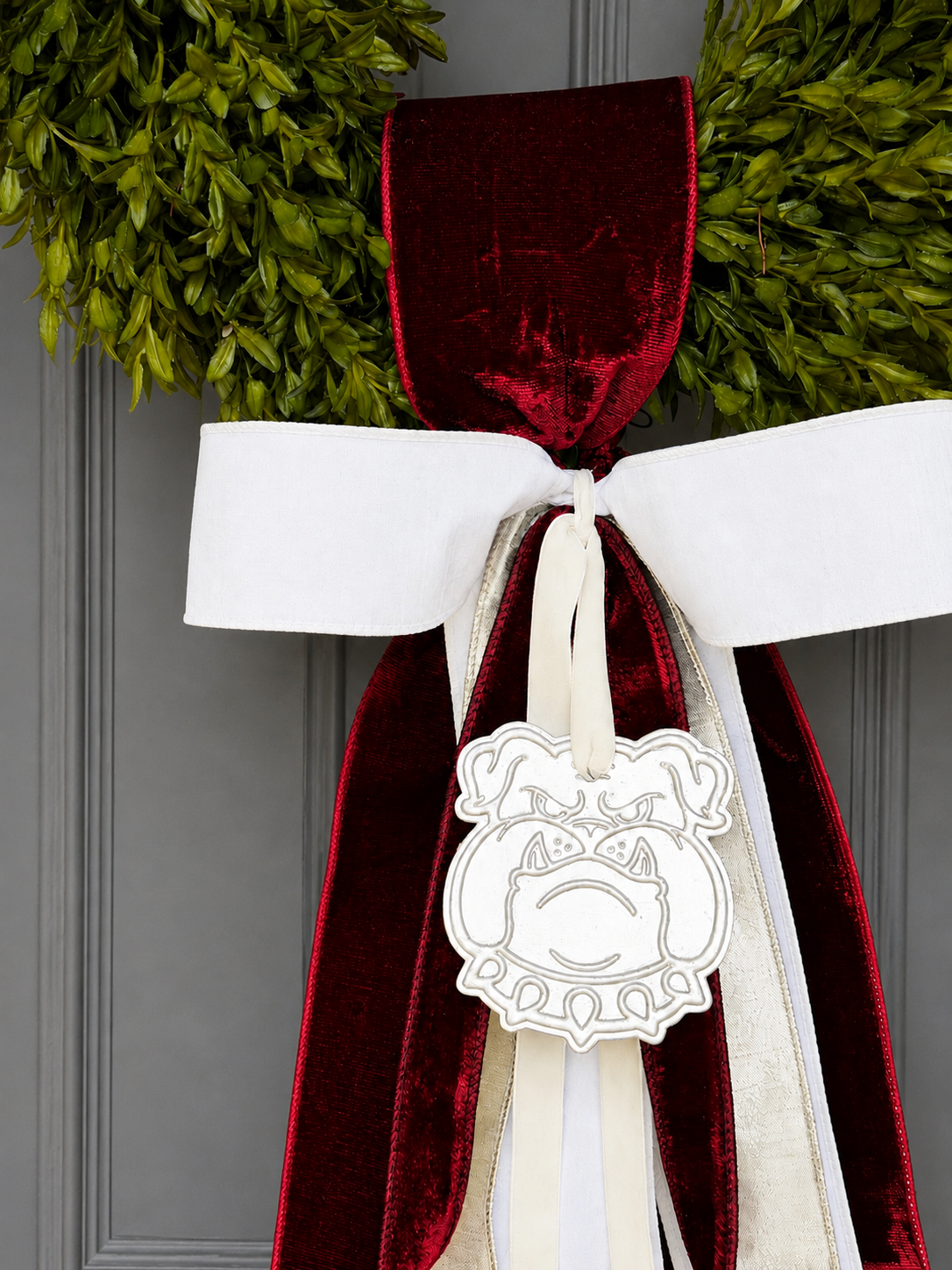The Hail State Social Tea Leaf Wreath
