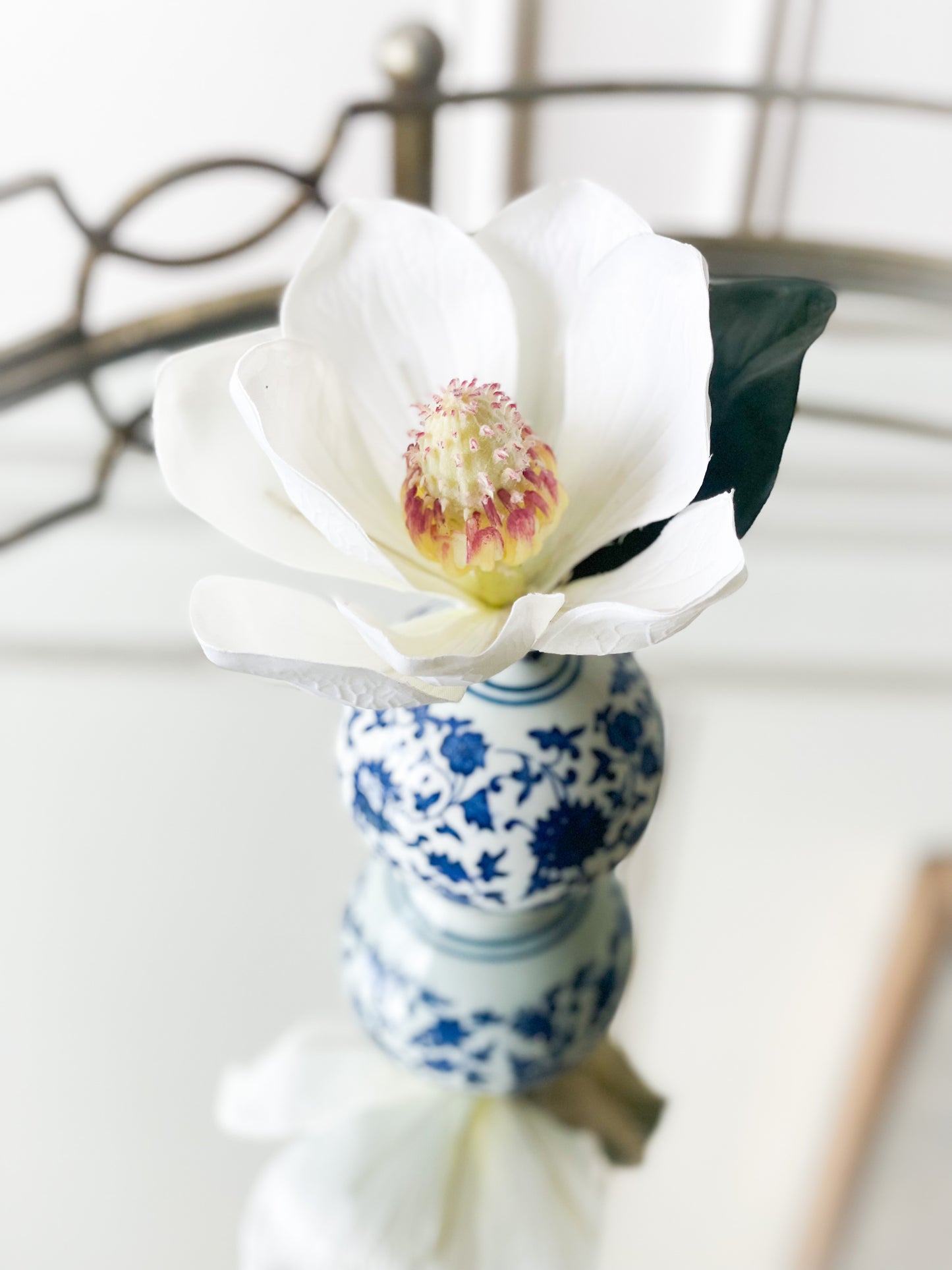 Magnolia In Chinoiserie Vase
