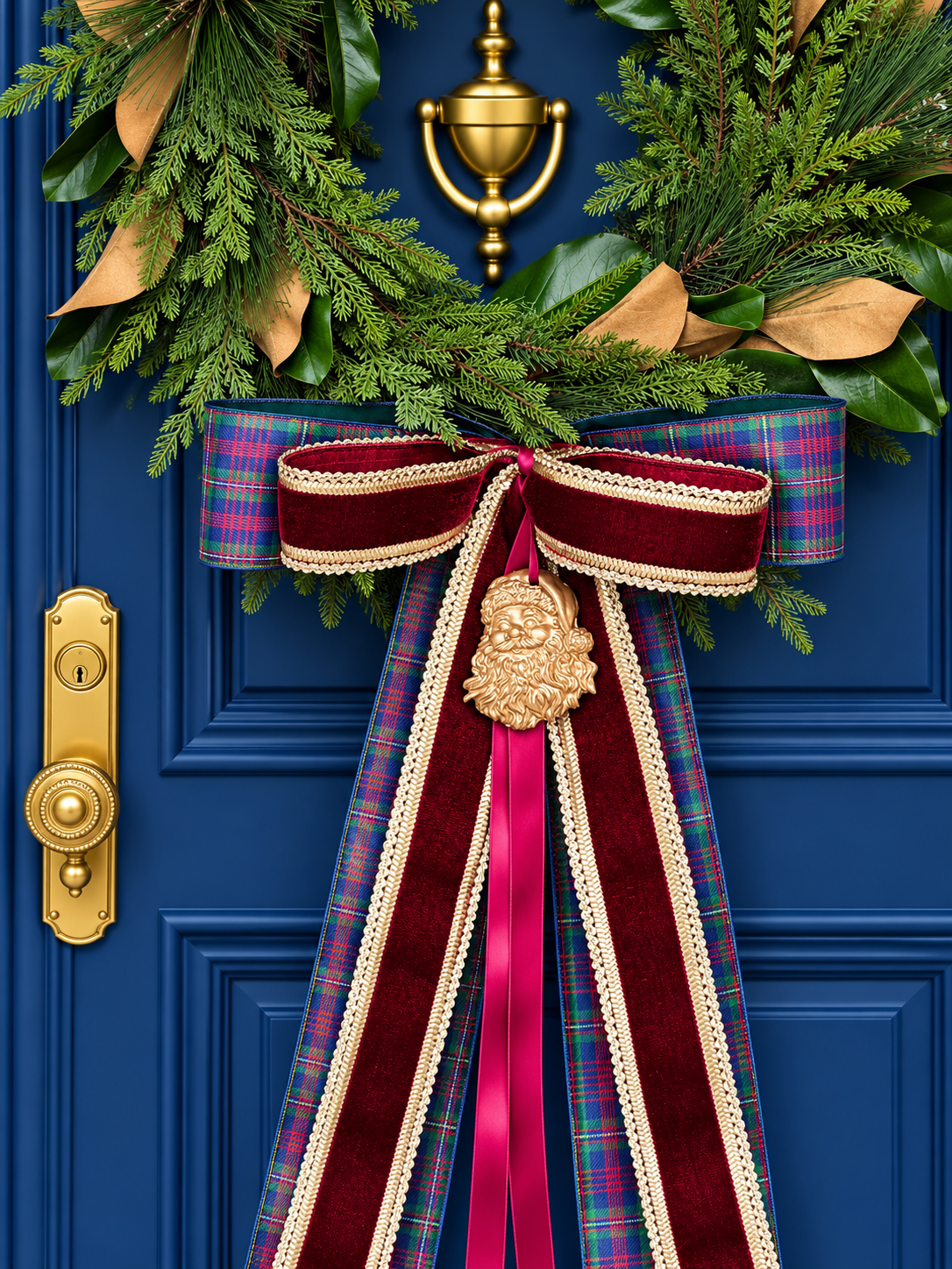 Tartan House Wreath