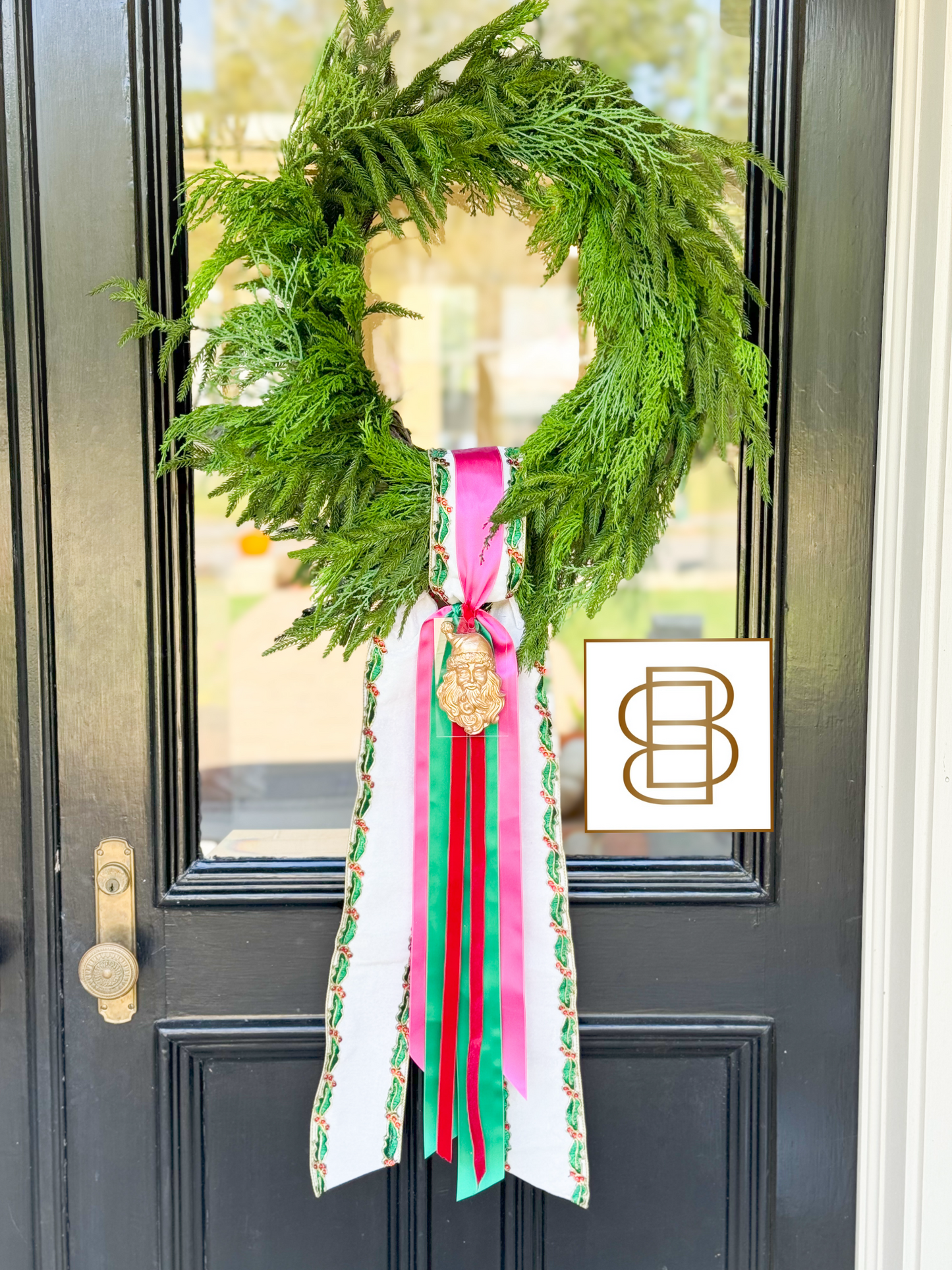 Papa Noel Wreath And Sash