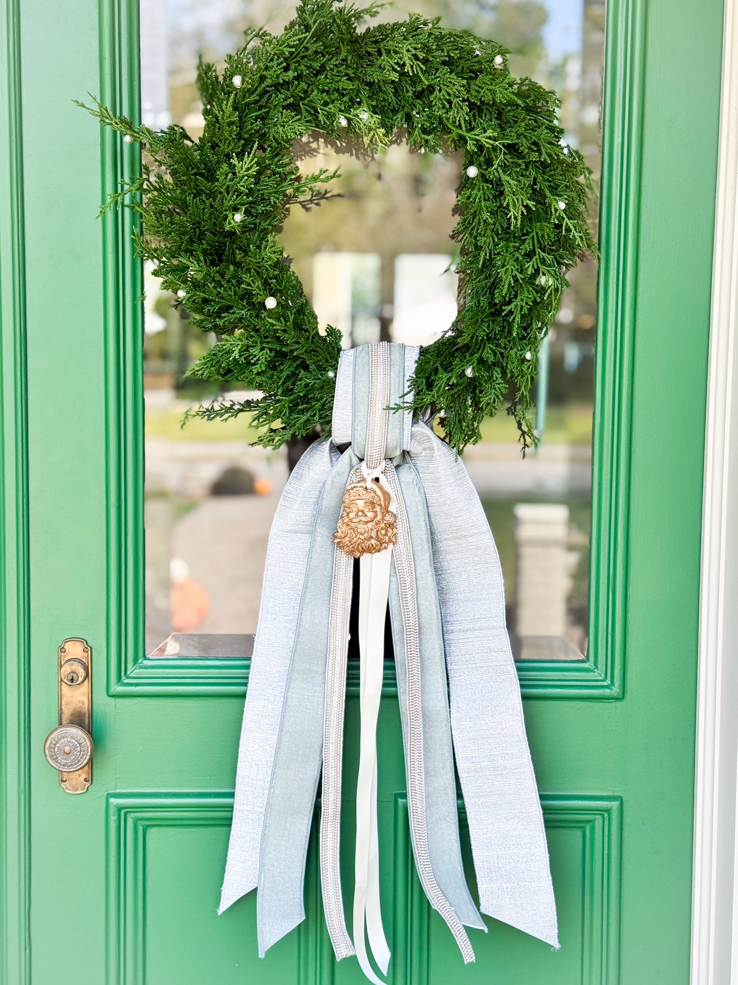 Frosted St. Nicholas Wreath
