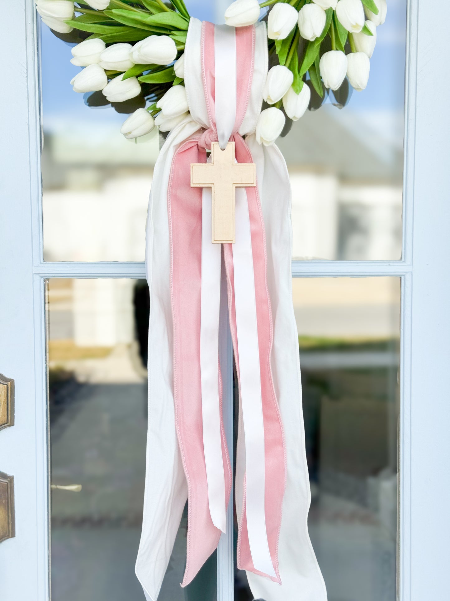 The Grace Tulip Wreath And Sash