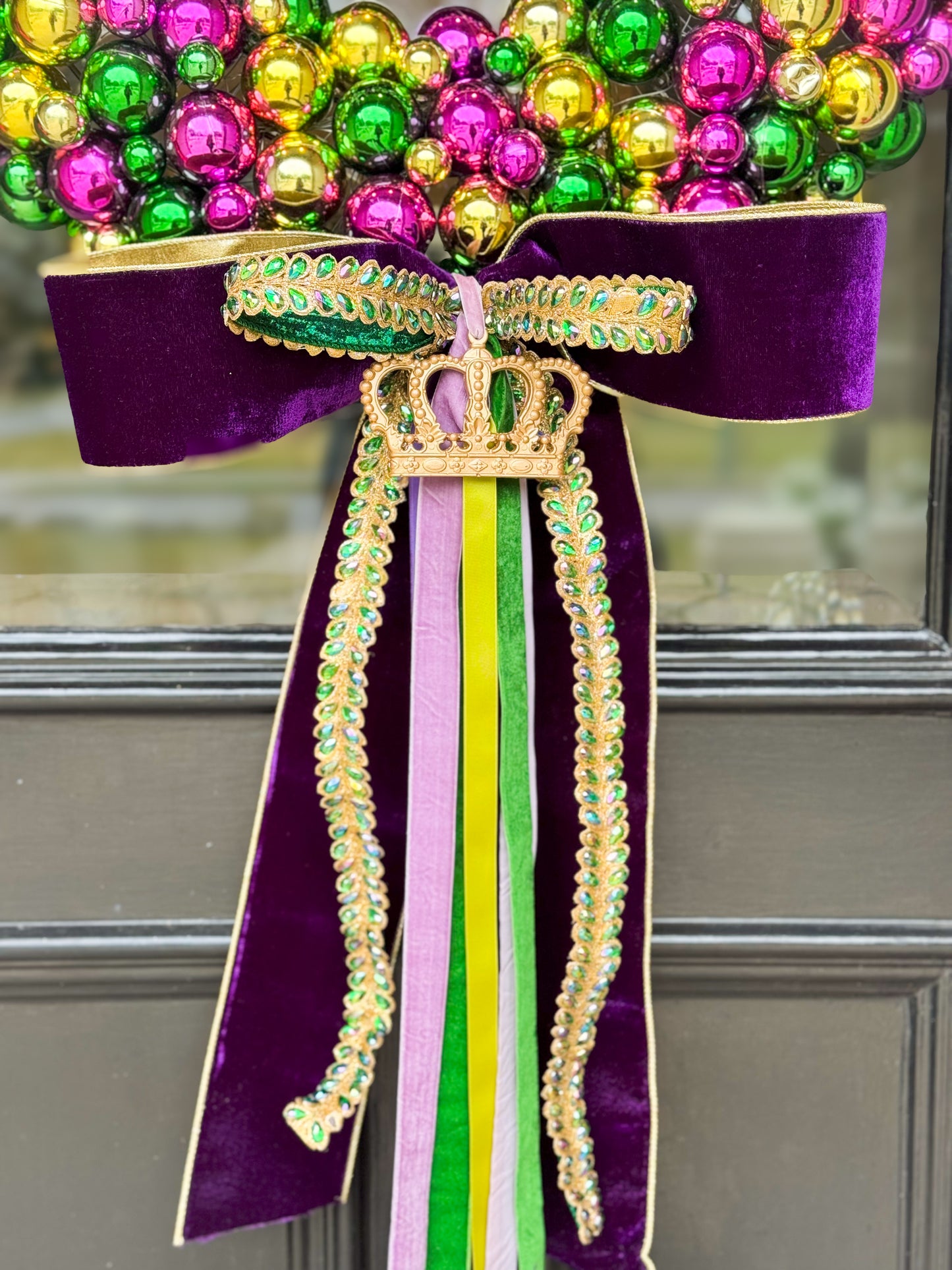 The Queen Of The Krewe Wreath And Sash