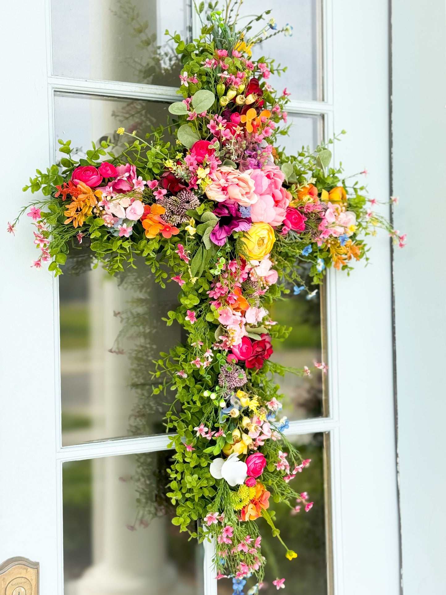 The Bloom Cross Wreath