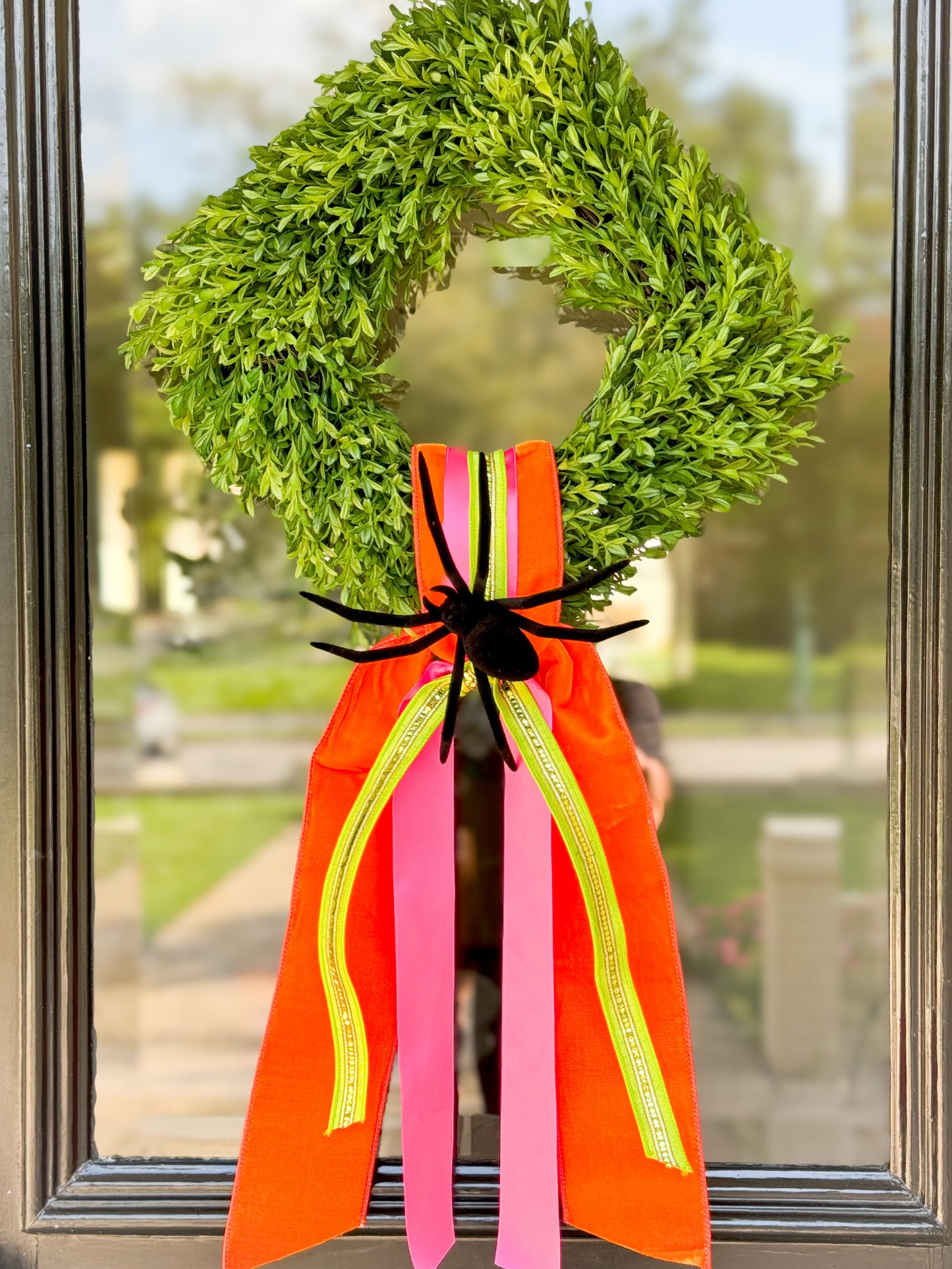 Autumn Arachnid Wreath And Sash