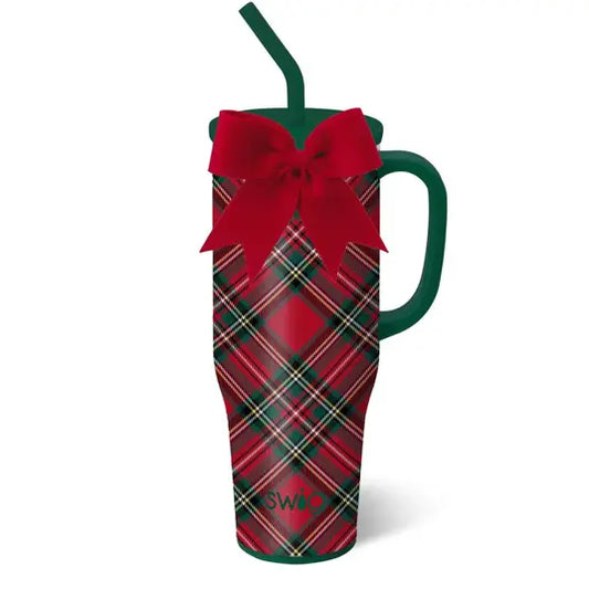 Christmas Plaid Mega Mug 40oz Swig Cup