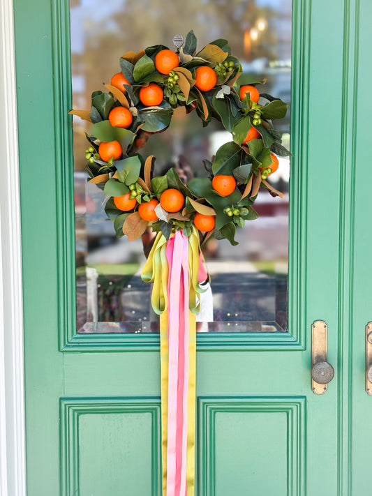 The Citrus Noel Orange Wreath