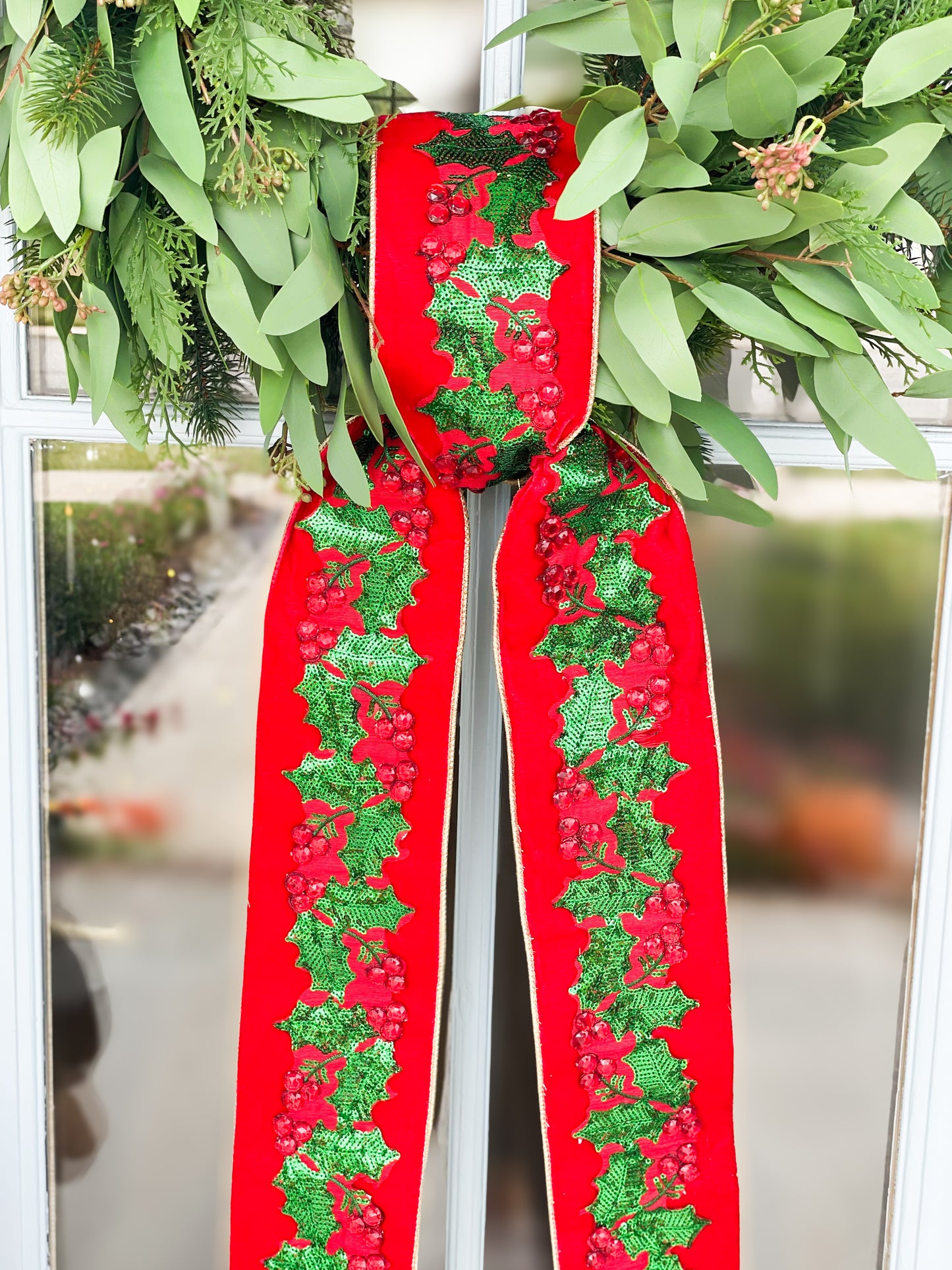 The Yuletide Eucalyptus Wreath And Garland Front Door Blanc Box
