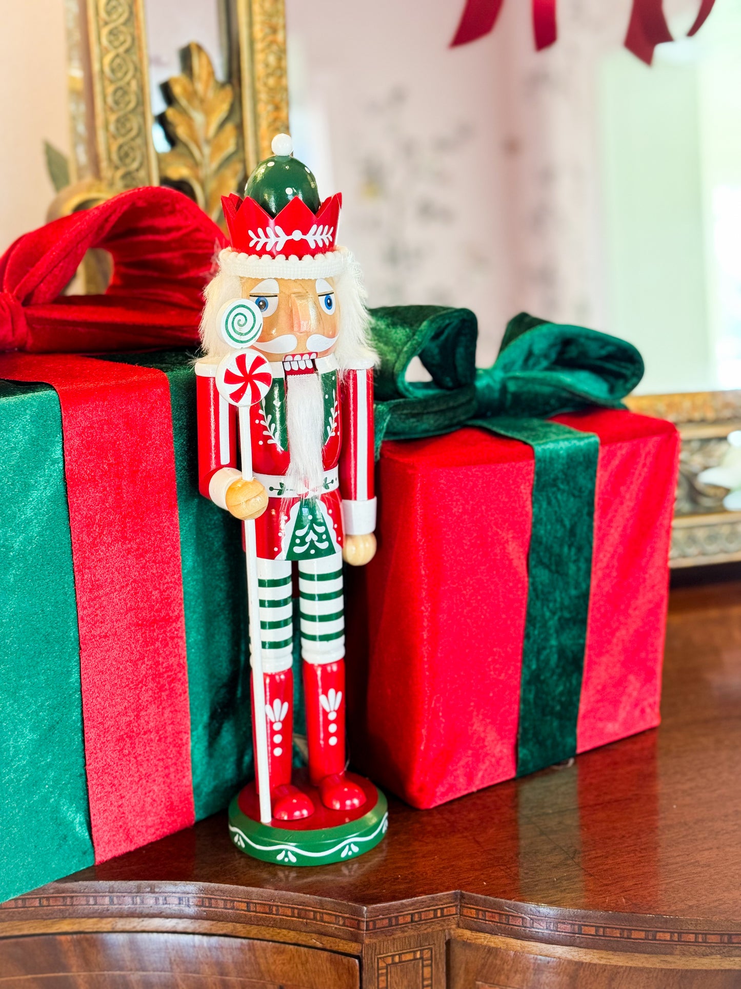 Velvet Noel Decorative Packages Set Of 2